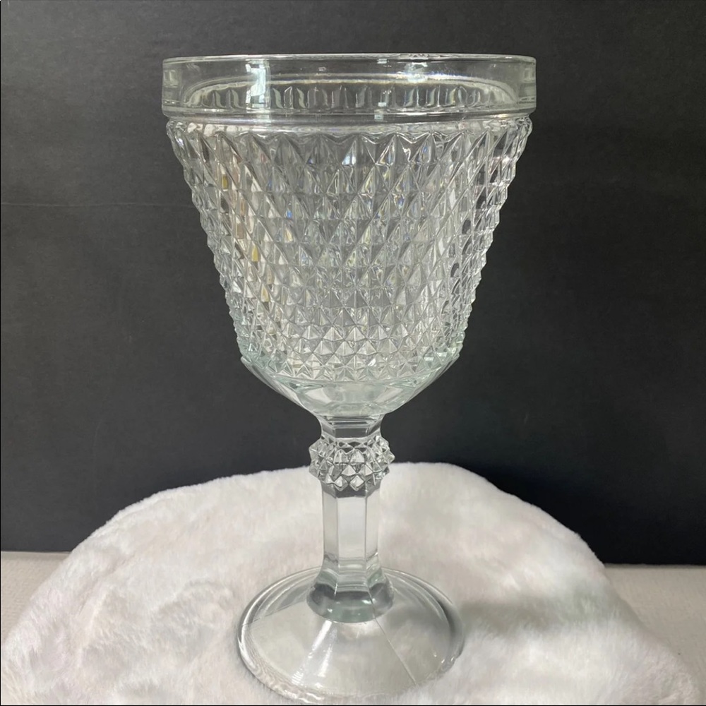 Vintage Indiana Glass Co Candleholder Candy Dish Goblet